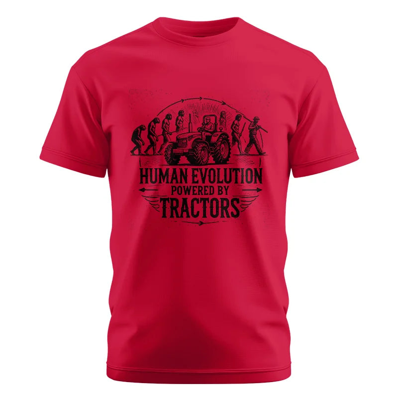 Powered Tractors - Unisex Cotton Crew Tee