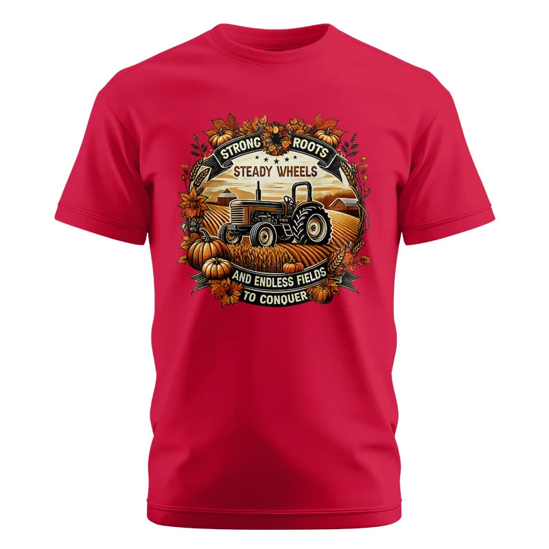 Image of Thanksgiving Farmer Endless Fields To Conquer 1 - Unisex Cotton Crew Tee