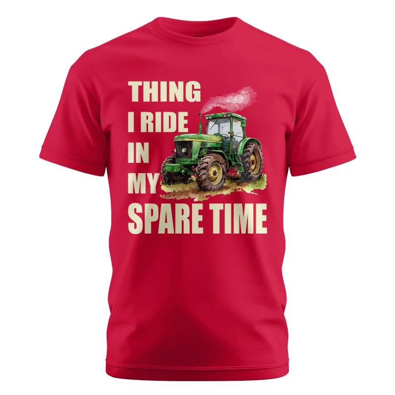 Image of Things I Ride In My Spare Time 1 - Unisex Cotton Crew Tee