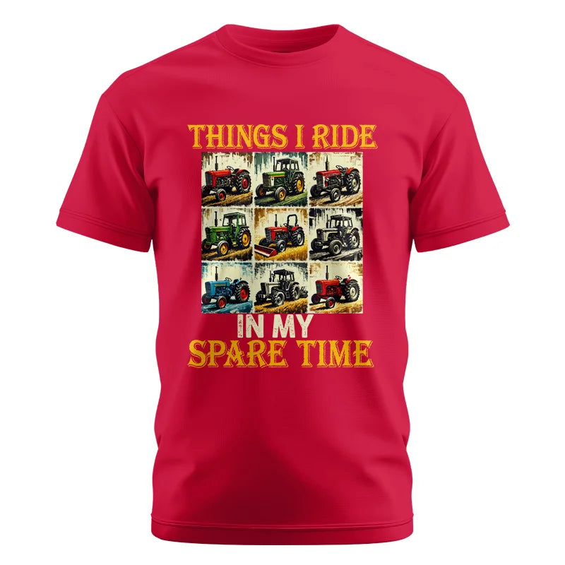 Things I Ride In My Spare Time 2 - Unisex Cotton Crew Tee