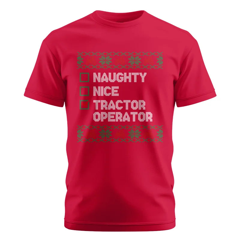 Image of Tractor Operator - Unisex Cotton Crew Tee