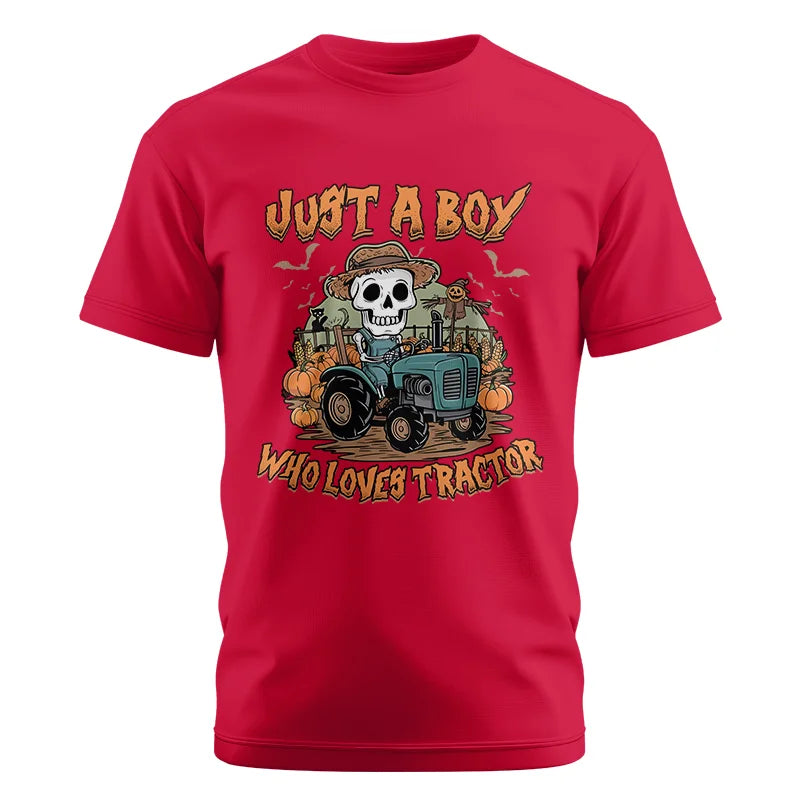 Tractors Halloween Themed - Unisex Cotton Crew Tee