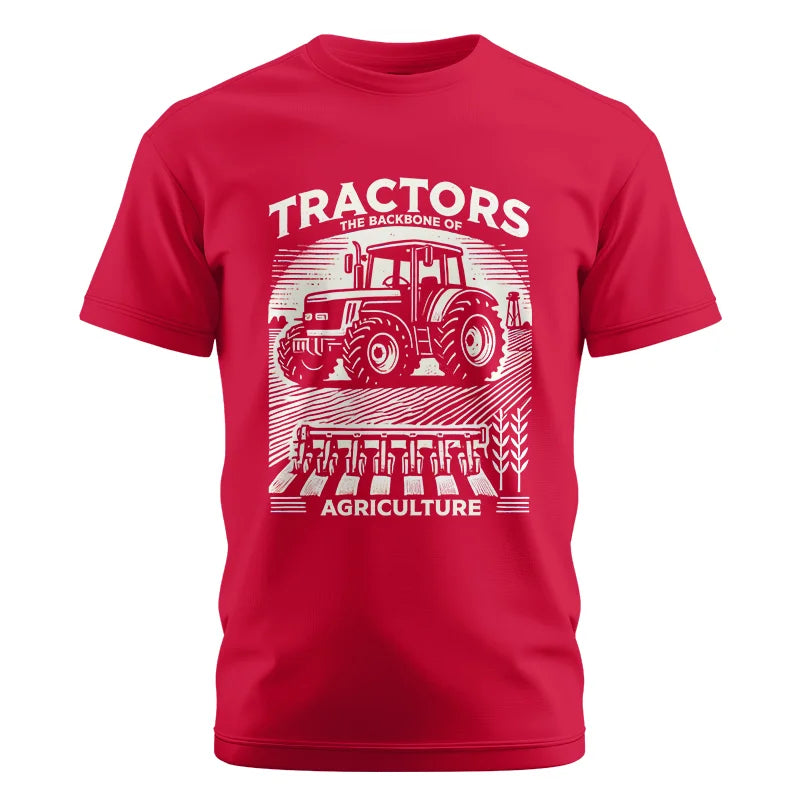 Tractors The Backbone Of Agriculture - Unisex Cotton Crew Tee