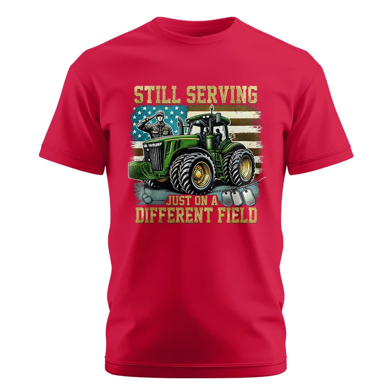 Veteran Farmer Still Serving 3 - Unisex Cotton Crew Tee