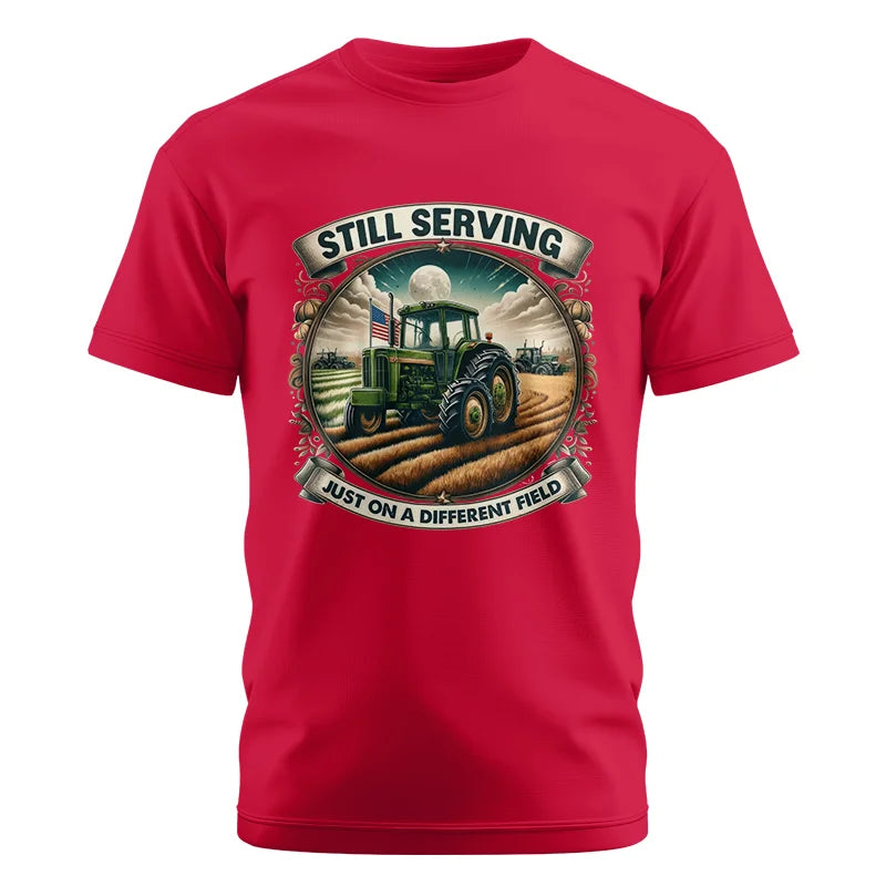 Veteran Farmer Still Serving 4 - Unisex Cotton Crew Tee