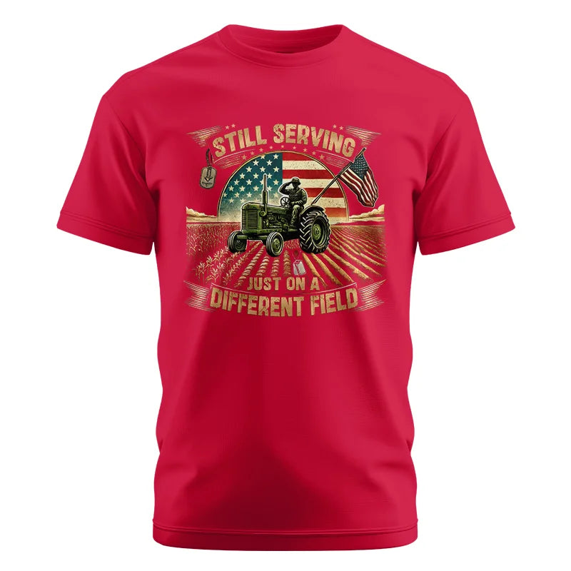 Veteran Farmer Still Serving 8 - Unisex Cotton Crew Tee