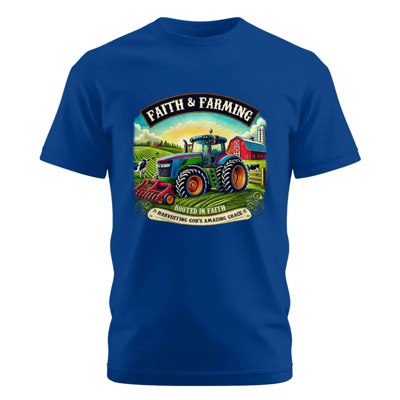 Faith And Farming 2 - Unisex Cotton Crew Tee