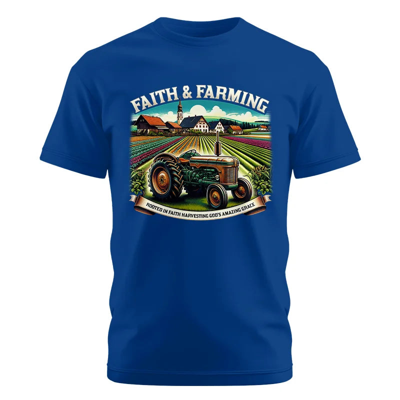 Faith And Farming 4 - Unisex Cotton Crew Tee