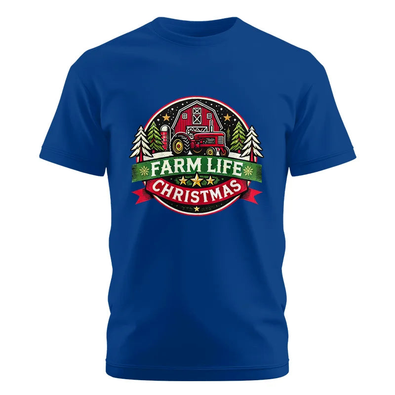 Farm Life Christmas 3 - Unisex Cotton Crew Tee