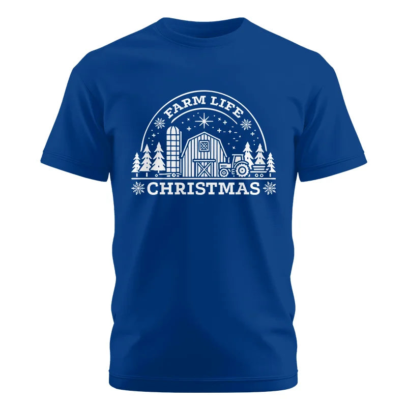 Farm Life Christmas 4 - Unisex Cotton Crew Tee