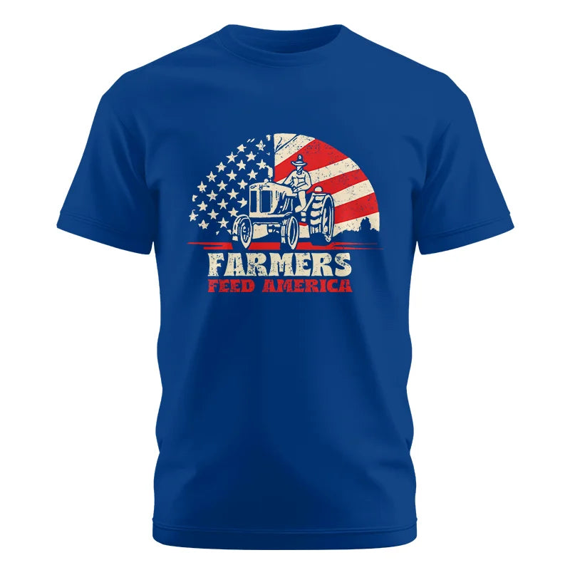 Image of Farmers Feed America Support Farmers - Unisex Cotton Crew Tee