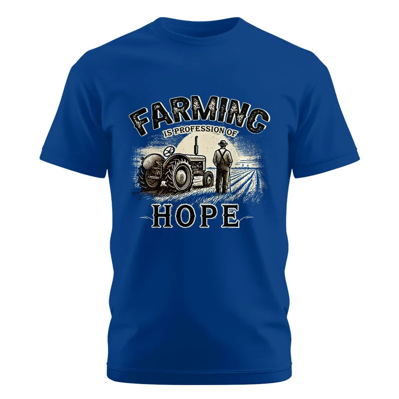 Image of Farming Is A Profession Of Hope 2 - Unisex Cotton Crew Tee