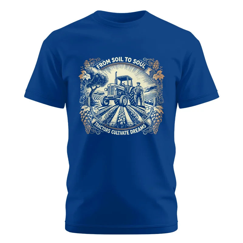 From Soil To Soul_Tractors Cultivate Dreams 2 - Unisex Cotton Crew Tee