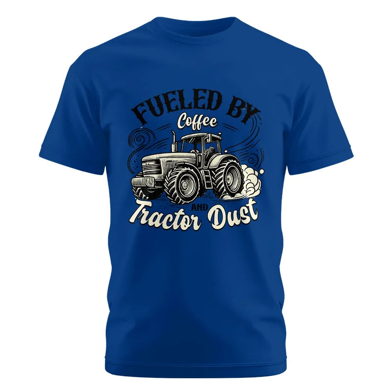 Fueled By Coffee And Tractor Dust 2 - Unisex Cotton Crew Tee