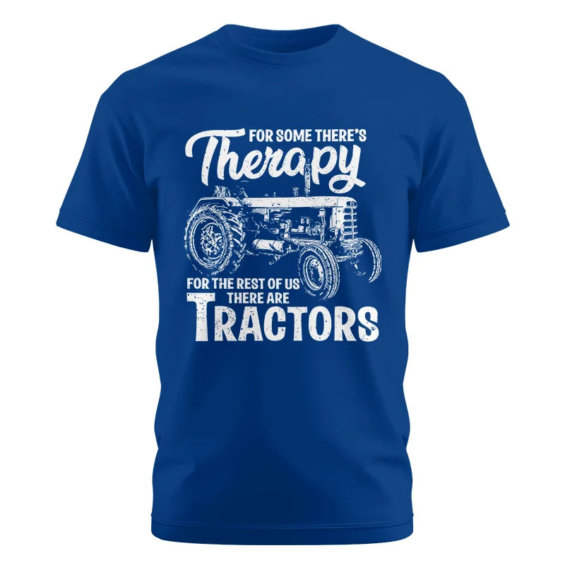 Funny Farmer Therapy Vintage Tractor Lover - Unisex Cotton Crew Tee