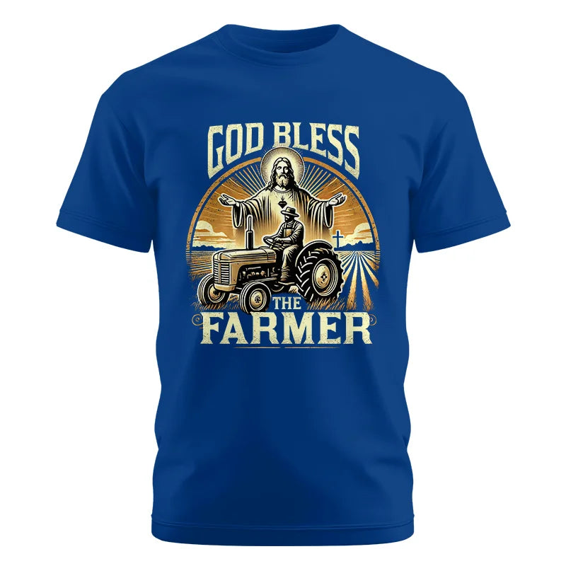 Image of God Bless The Farmer 1 - Unisex Cotton Crew Tee