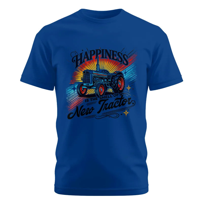 Image of Happiness Is The Smell Of A New Tractor - Unisex Cotton Crew Tee