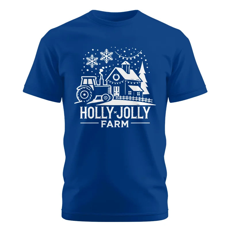 Holly Jolly 3 - Unisex Cotton Crew Tee