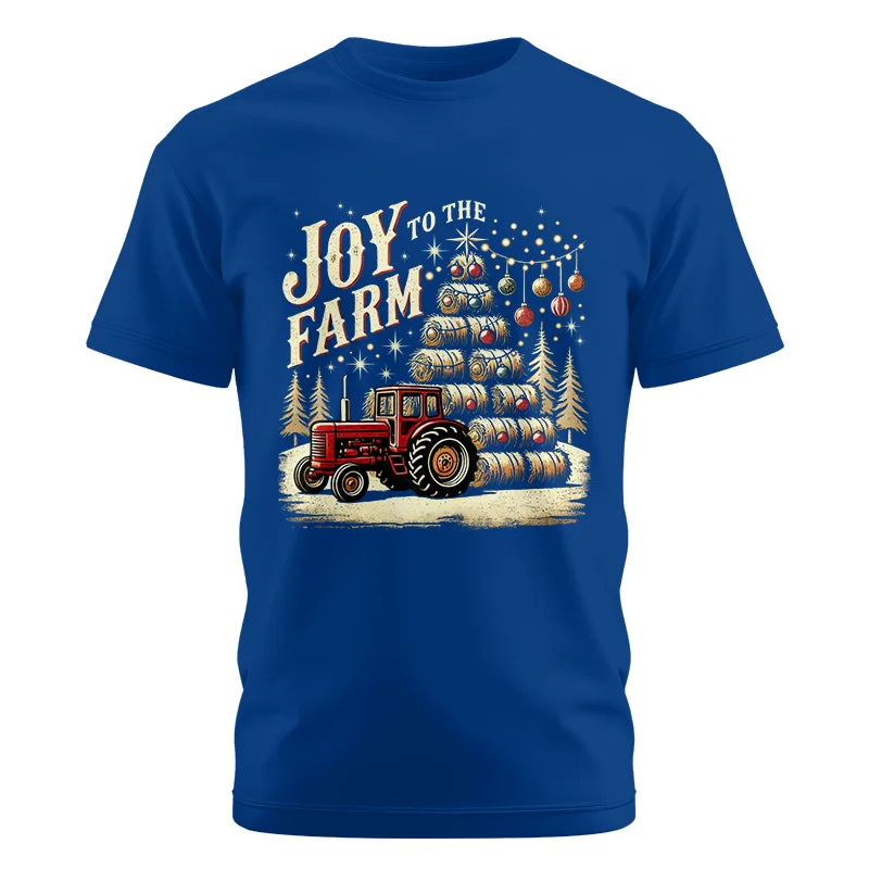 Joy To The Farm - Unisex Cotton Crew Tee