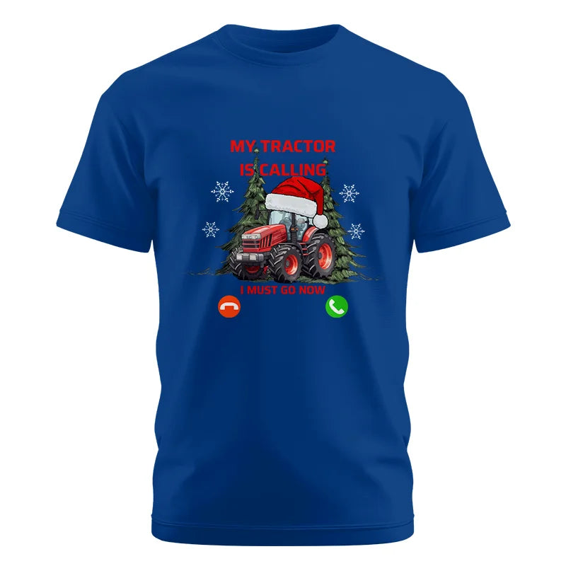 Image of My Tractor Is Calling 2 - Unisex Cotton Crew Tee