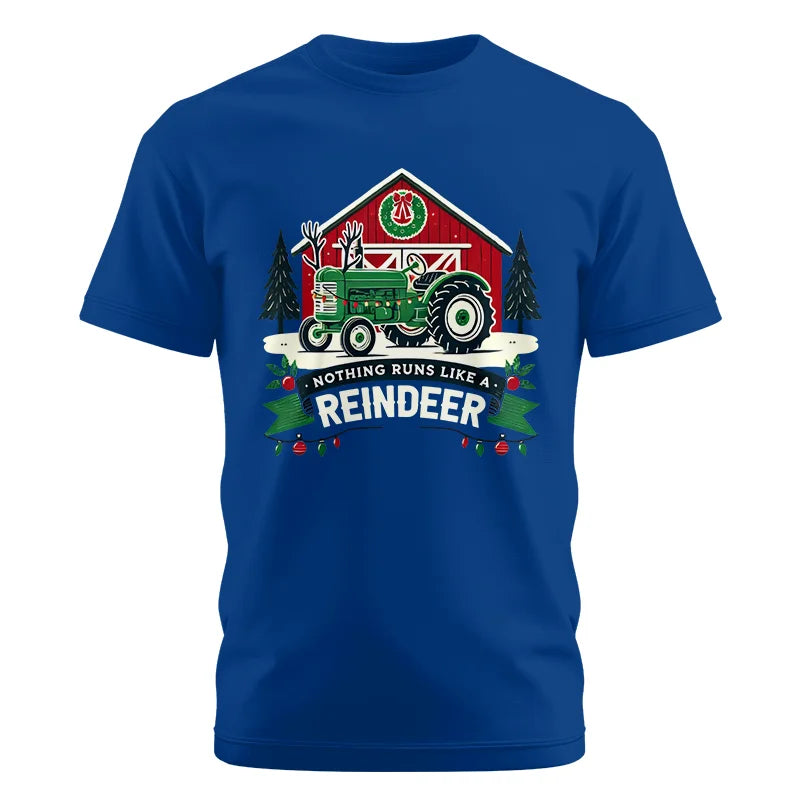 Nothing Runs Like A Reindeer 2 - Unisex Cotton Crew Tee