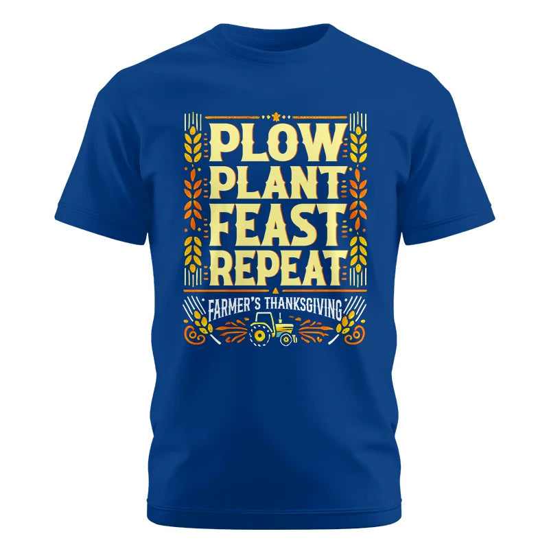 Plow Plant Feast Repeat - Unisex Cotton Crew Tee