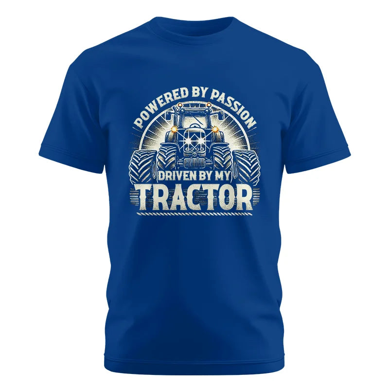 Image of Powered By Passion Driven By My Tractor 6 - Unisex Cotton Crew Tee