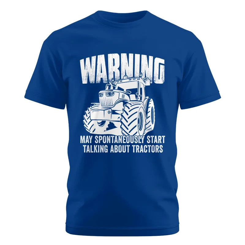 Talking About Tractor - Unisex Cotton Crew Tee