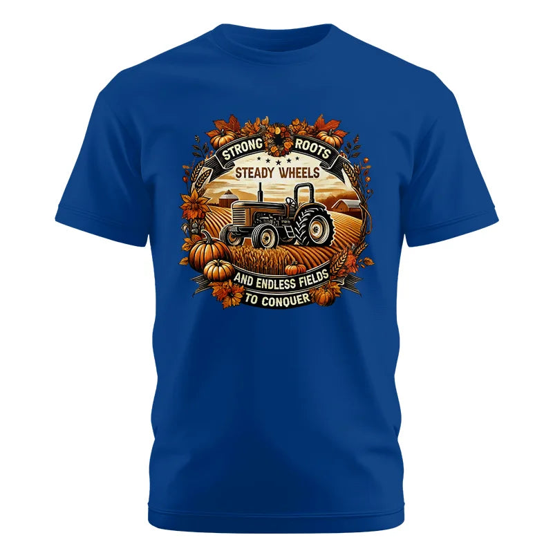 Thanksgiving Farmer Endless Fields To Conquer 1 - Unisex Cotton Crew Tee