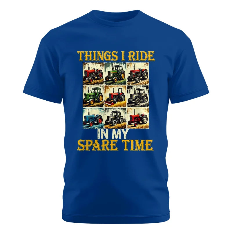 Things I Ride In My Spare Time 2 - Unisex Cotton Crew Tee