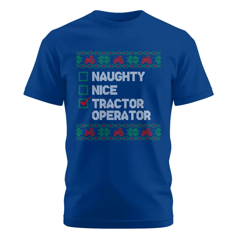 Image of Tractor Operator - Unisex Cotton Crew Tee