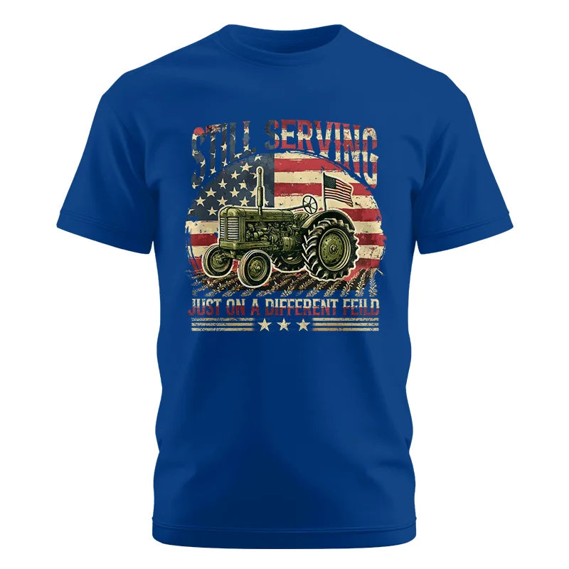 Veteran Farmer Still Serving 10 - Unisex Cotton Crew Tee