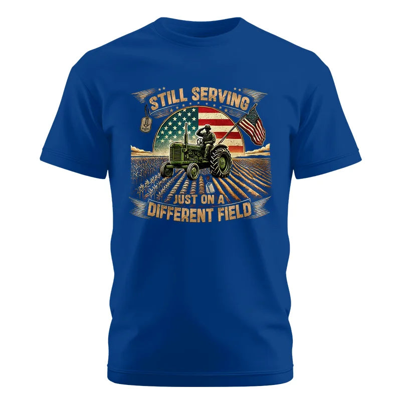 Image of Veteran Farmer Still Serving 8 - Unisex Cotton Crew Tee