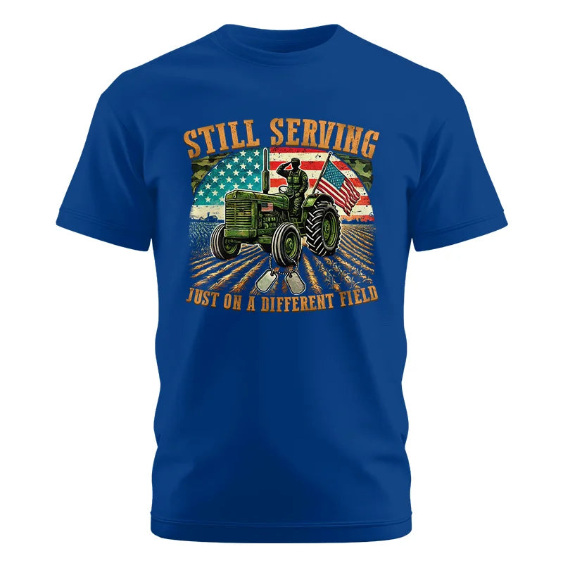 Image of Veteran Farmer Still Serving 9 - Unisex Cotton Crew Tee