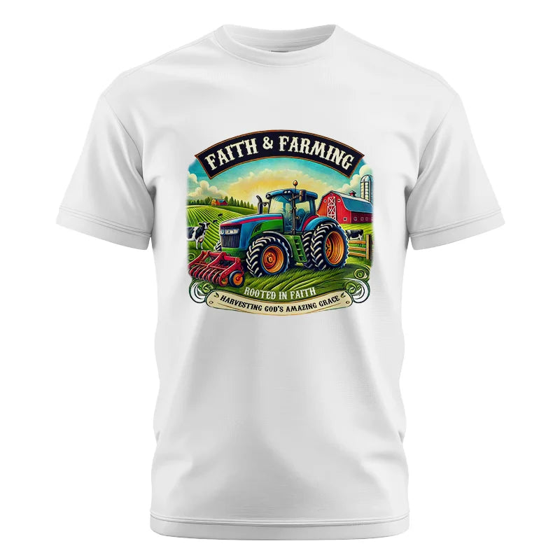 Faith And Farming 2 - Unisex Cotton Crew Tee