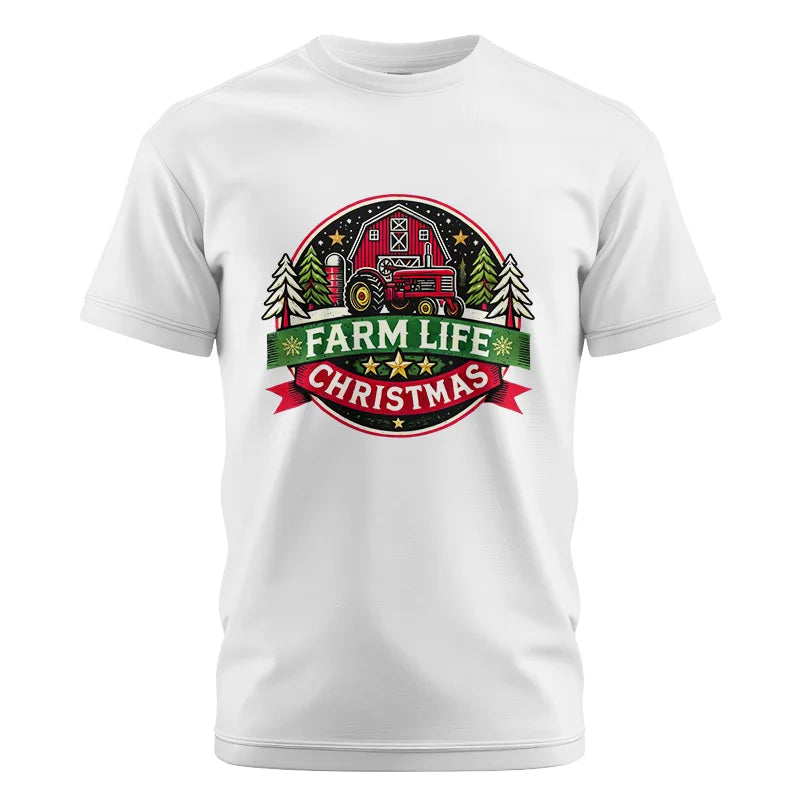 Farm Life Christmas 3 - Unisex Cotton Crew Tee