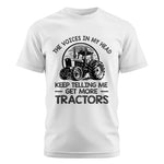 Get More Tractor 2 - Unisex Cotton Crew Tee