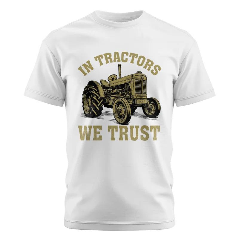 Image of In Tractors We Trust - Unisex Cotton Crew Tee