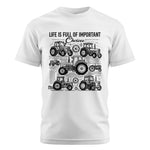 Life Is Full Of Important Choices - Unisex Cotton Crew Tee