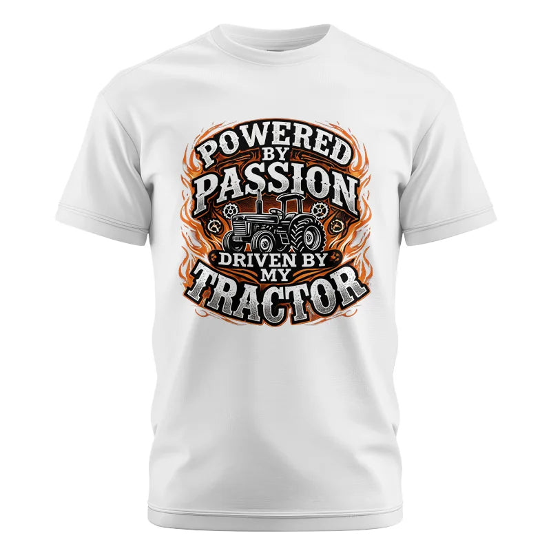 Powered By Passion Driven By My Tractor 5 - Unisex Cotton Crew Tee