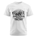 Powered Tractors - Unisex Cotton Crew Tee