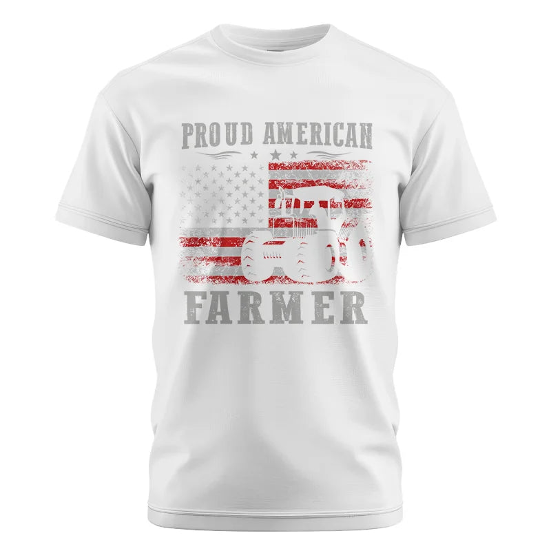 Proud American Farmer - Unisex Cotton Crew Tee