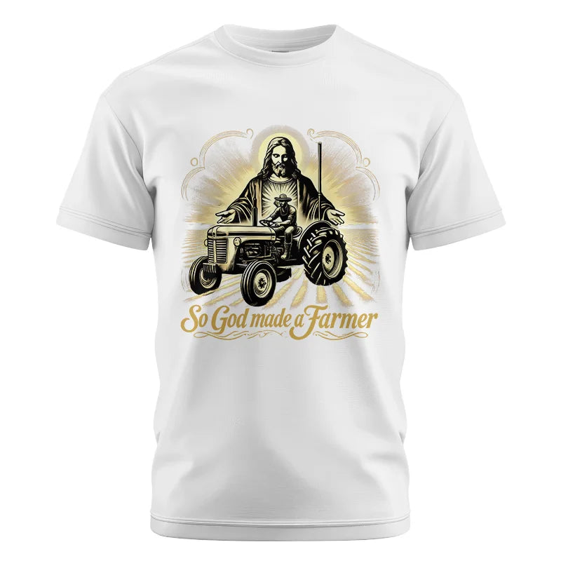 So God Made A Farmer 2 - Unisex Cotton Crew Tee