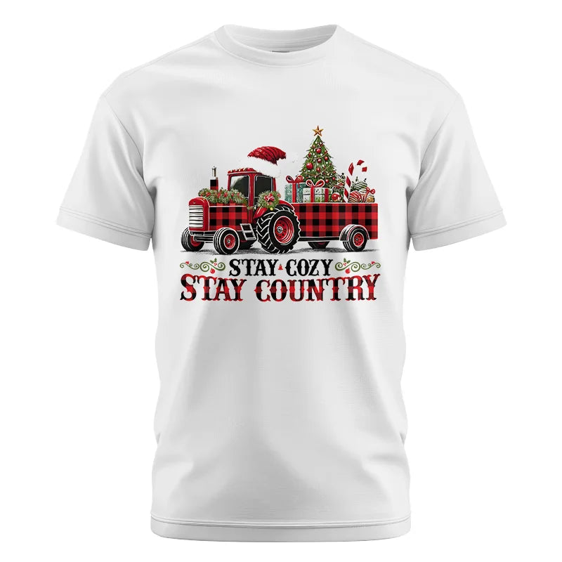 Stay Cozy Stay Country - Unisex Cotton Crew Tee