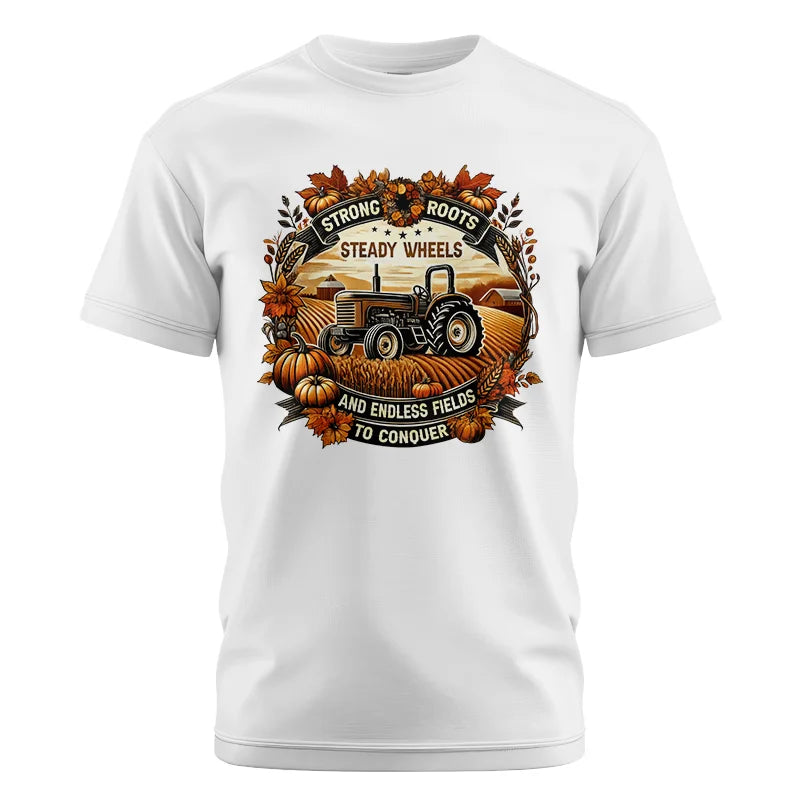 Image of Thanksgiving Farmer Endless Fields To Conquer 1 - Unisex Cotton Crew Tee