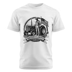 Tractors And Liberty - Unisex Cotton Crew Tee