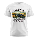 Tractors Whisper The Language Of The Land 2 - Unisex Cotton Crew Tee