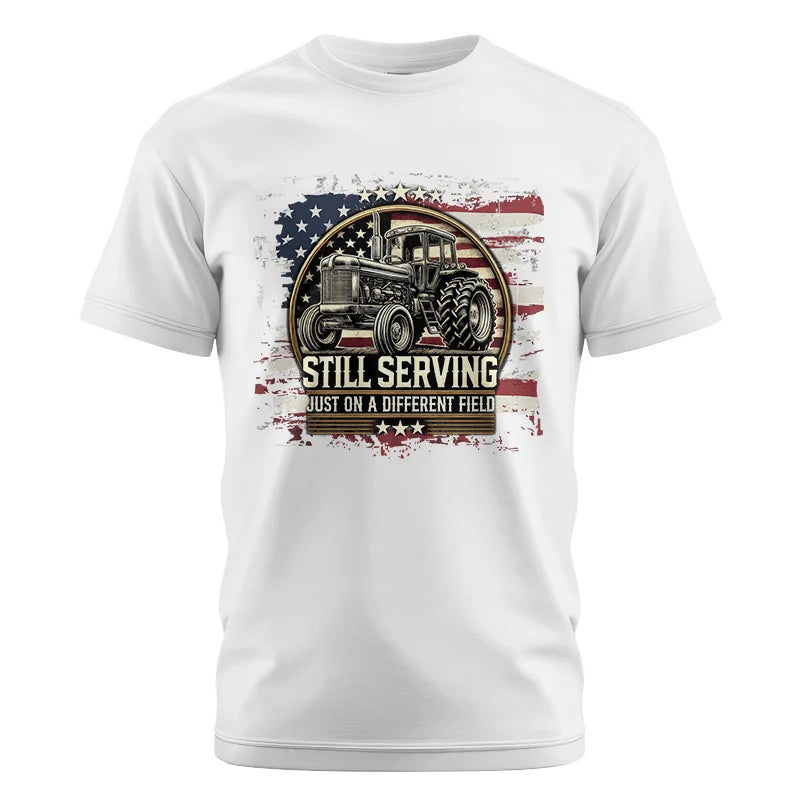 Image of Veteran Farmer Still Serving 1 - Unisex Cotton Crew Tee