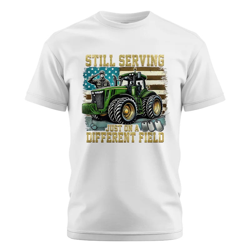 Veteran Farmer Still Serving 3 - Unisex Cotton Crew Tee