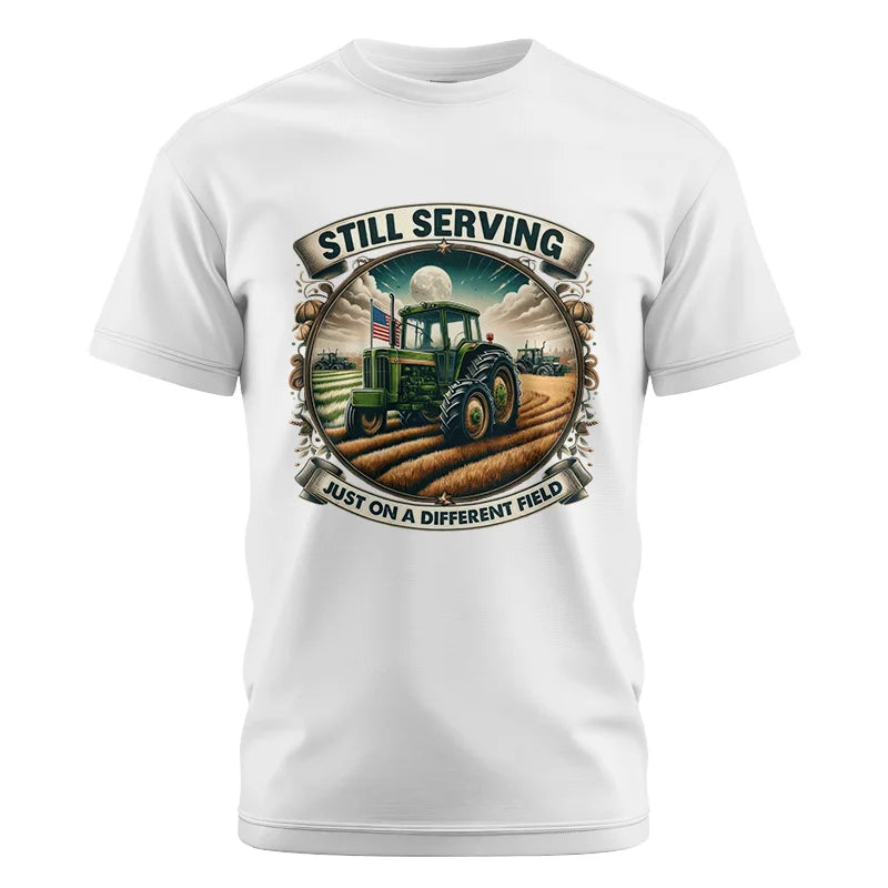 Veteran Farmer Still Serving 4 - Unisex Cotton Crew Tee